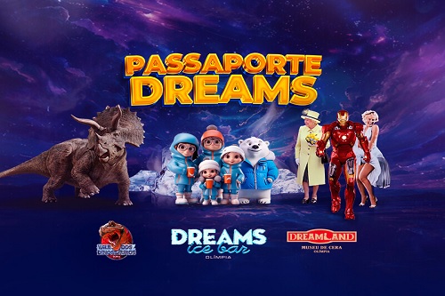 Passaporte 03 atrações (Vale dos Dinossauros, Museu de Cera e Ice Bar) em Olimpia